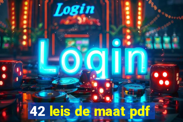 42 leis de maat pdf